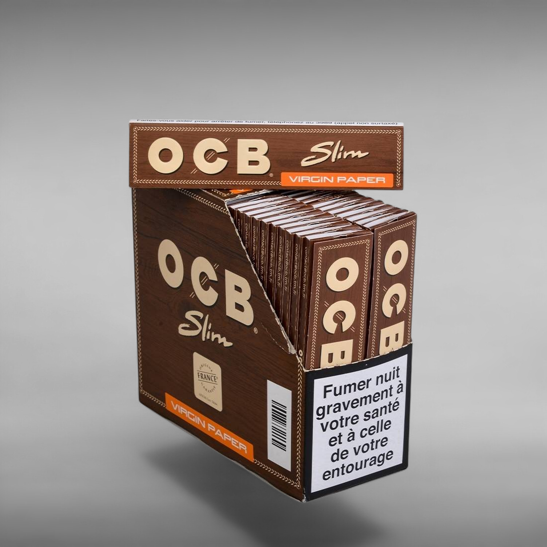 OCB slim marron ×50