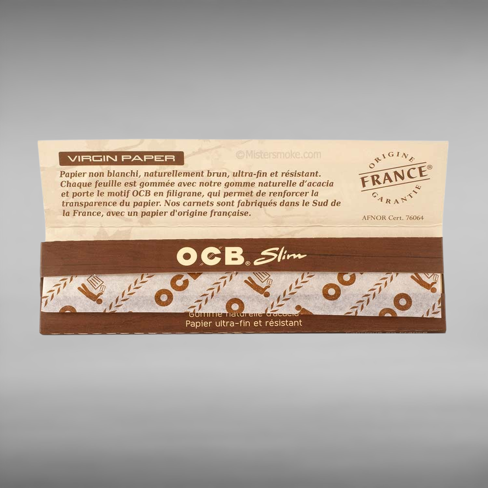 Paquet de feuilles slim OCB marron